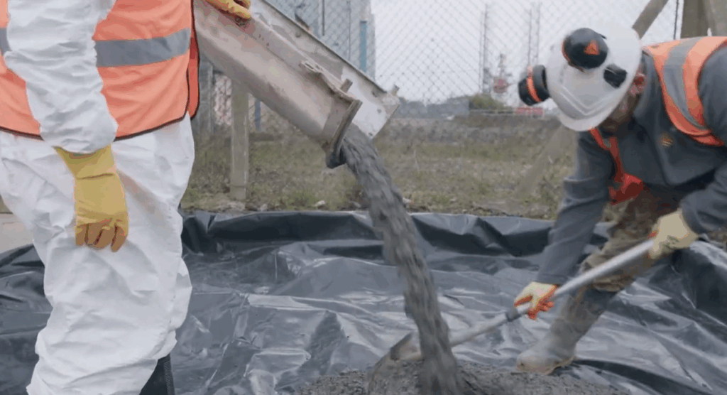 Figure 4. Material Evolution’s production trial with Ready Mix Tees Valley